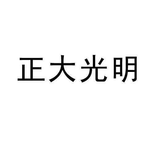 正大光明