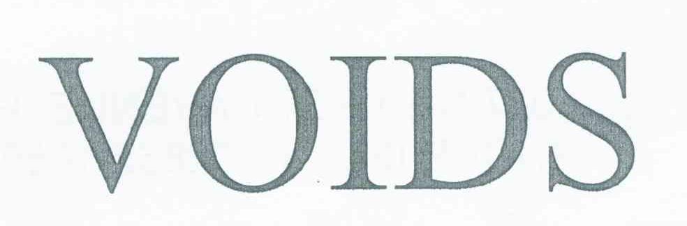 VOIDS