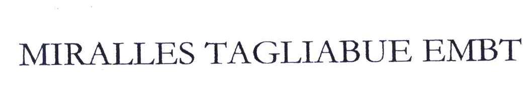 MIRALLES TAGLIABUE EMBT