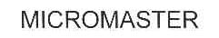 MICROMASTER