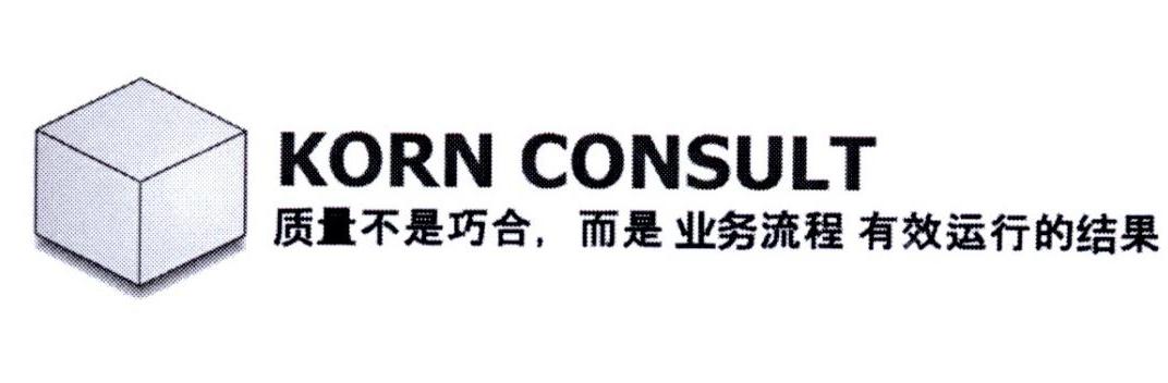 质量不是巧合，而是业务流程有效运行的结果 KORN CONSULT
