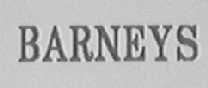 BARNEYS