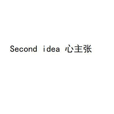 SECOND IDEA 心主张