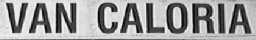 VAN CALORIA