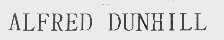 ALFRED DUNHILL