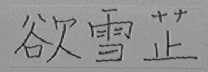 欲雪芷