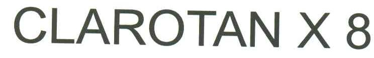 CLAROTAN X 8