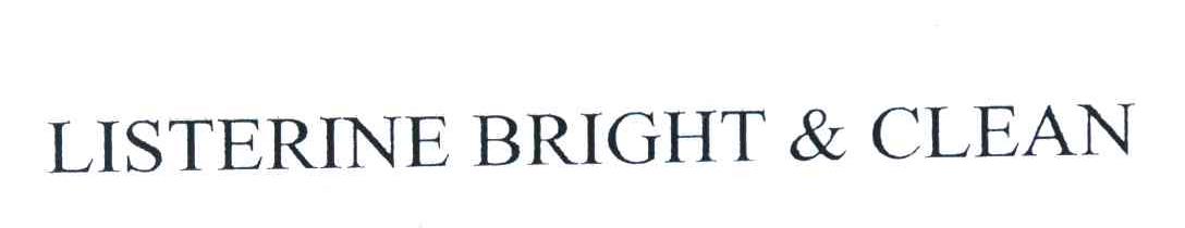 LISTERINE BRIGHT&CLEAN
