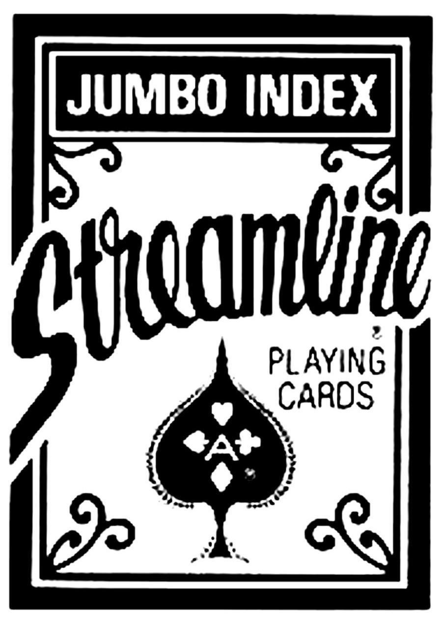 JUMBO INDEX STUAMLINE PLAYING CARDS