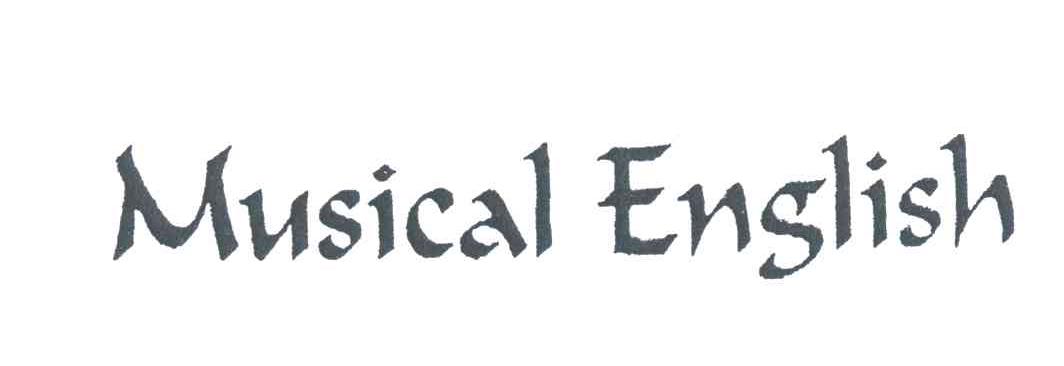 MUSICAL ENGLISH