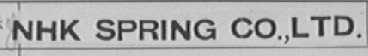 NHK SPRING CO.， LTD.