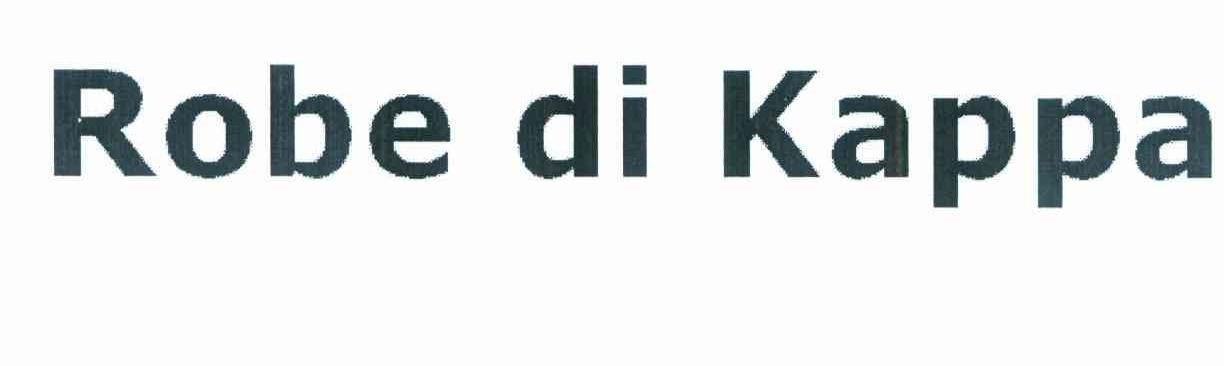ROBE DI KAPPA