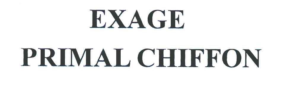 EXAGE PRIMAL CHIFFON