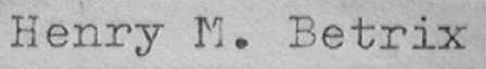 HENRY M. BETRIX
