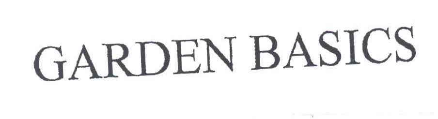 GARDEN BASICS