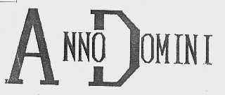 ANNODOMINI