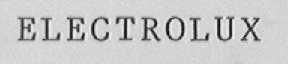 ELECTROLUX