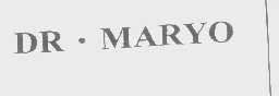 DR.MARYO