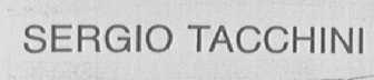 SERGIO TACCHINI