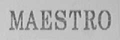 MAESTRO