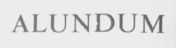 ALUNDUM