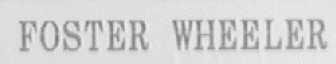 FOSTER WHEELER