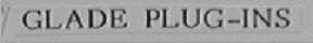 GLADE PLUG-INS