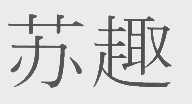 苏趣