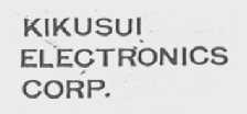 KIKUSUI ELECTRONICS CORP