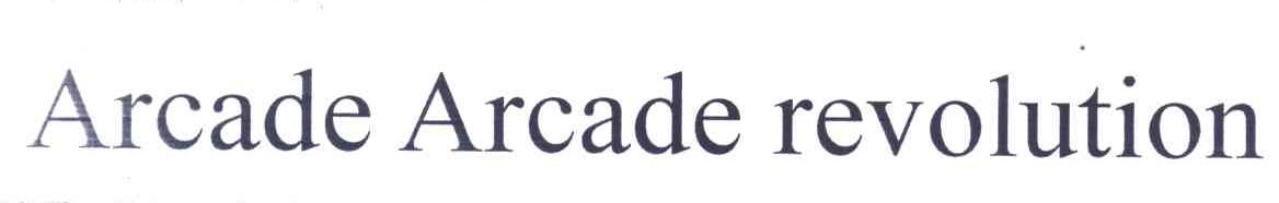 ARCADE ARCADE REVOLUTION