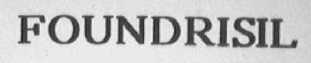 FOUNDRISIL