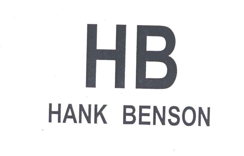 HANK BENSON;HB