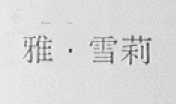 雅.雪莉