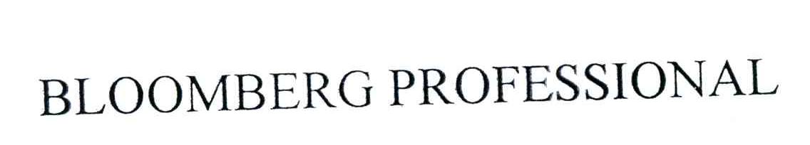 BLOOMBERG PROFESSIONAL