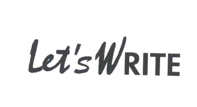 LET＇S WRITE