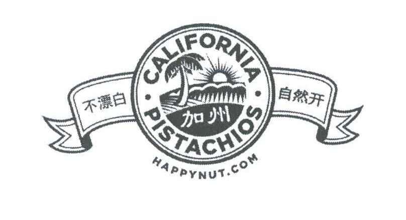 不漂白;加州;自然开;CALIFORNIA;PISTACHIOS;HAPPYNUT.COM