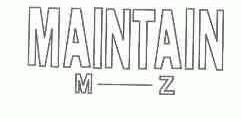 MAINTAIN