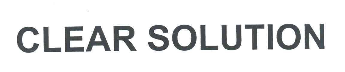 CLEAR SOLUTION