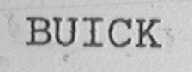 BUICK