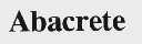 ABACRETE