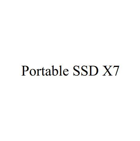 PORTABLE SSD X7