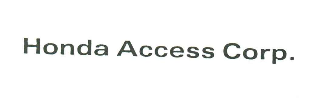 HONDA ACCESS CORP.