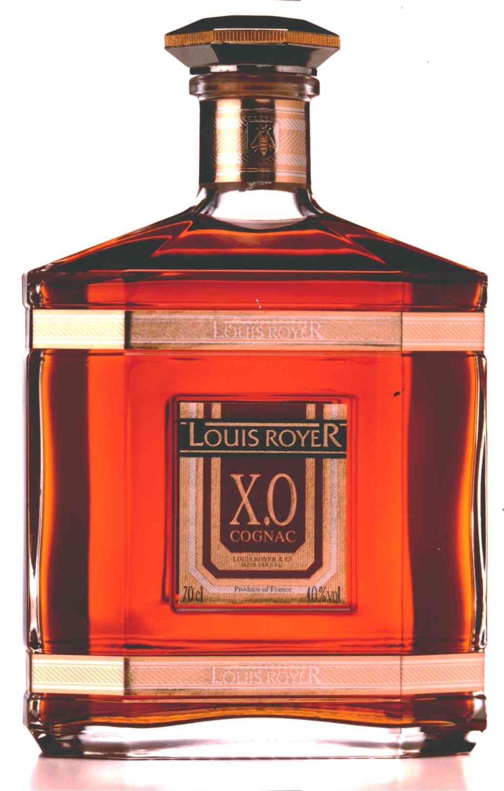 LOUIS ROYER;LOUIS ROYER CIE;COGNAC;X O