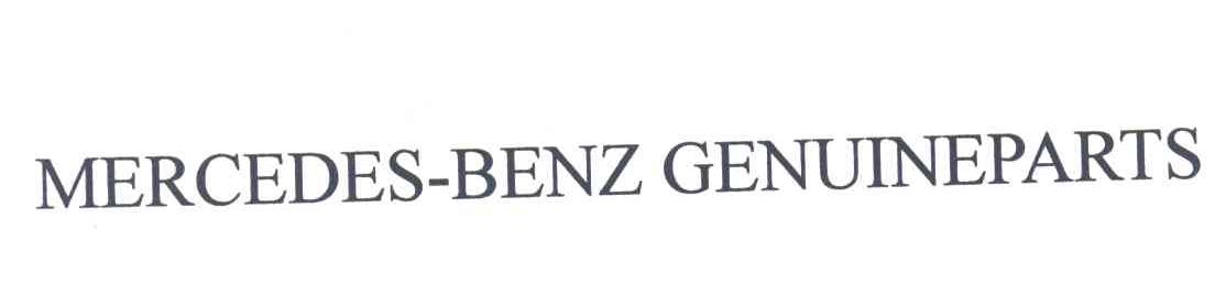 MERCEDES-BENZ GENUINEPARTS