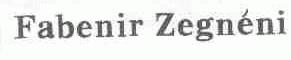 FABENIR ZEGNENI