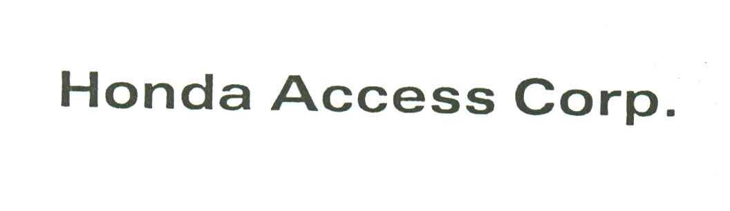 HONDA ACCESS CORP.
