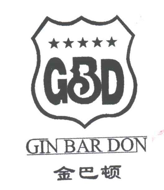 金巴顿;GBD;GIN BAR DON