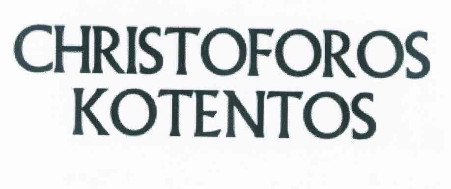 CHRISTOFOROS KOTENTOS