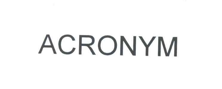 ACRONYM