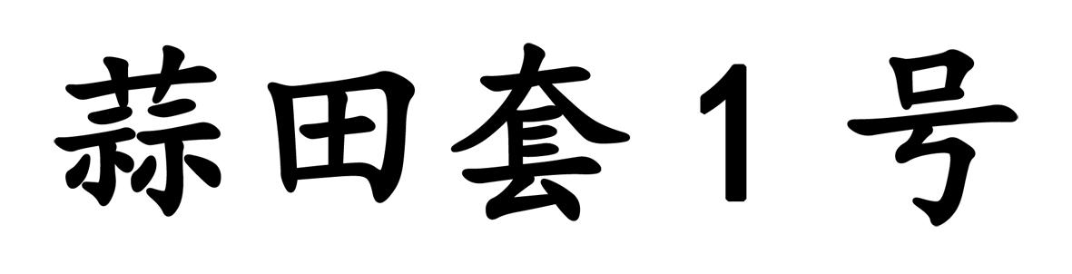 蒜田套1号